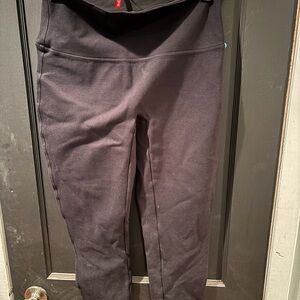 Spanx The Perfect Pant Ankle Ponte Black Pull-On Stretch Leggings  20262R